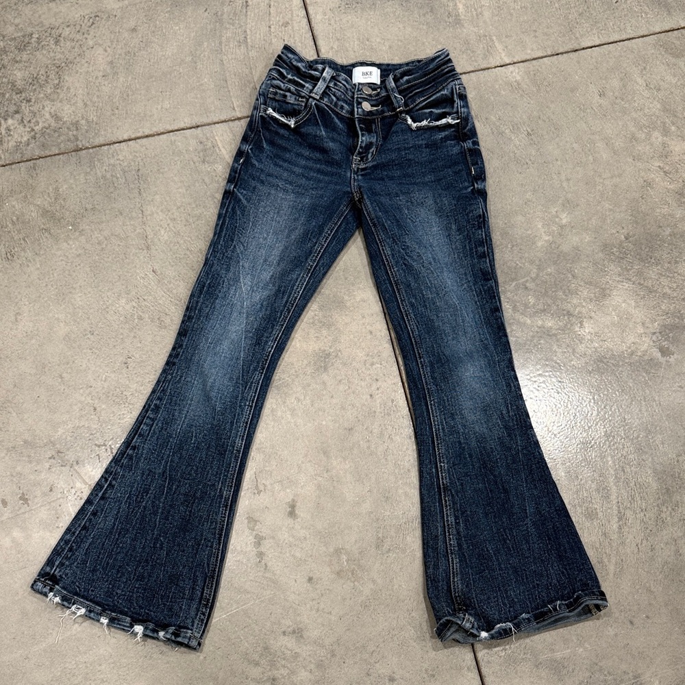 BKE Dark Blue Flare Jeans
